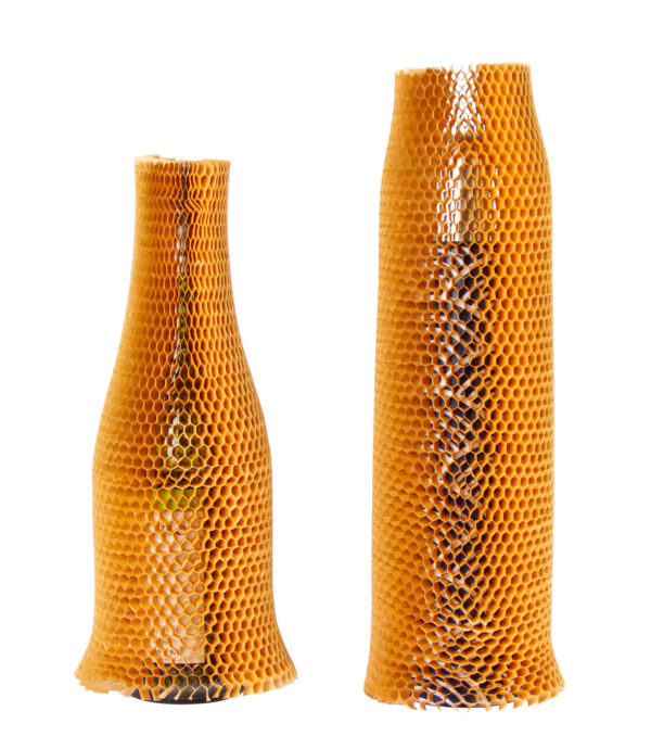 100% Recyclable Honeycombed Bottle Sleeves