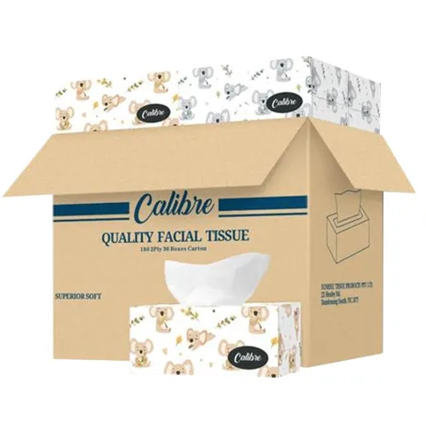 CALIBRE SUNRISE FACIAL TISSUES 2 PLY x 180 SHEETS