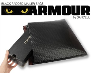 Black Armour Padded Bag